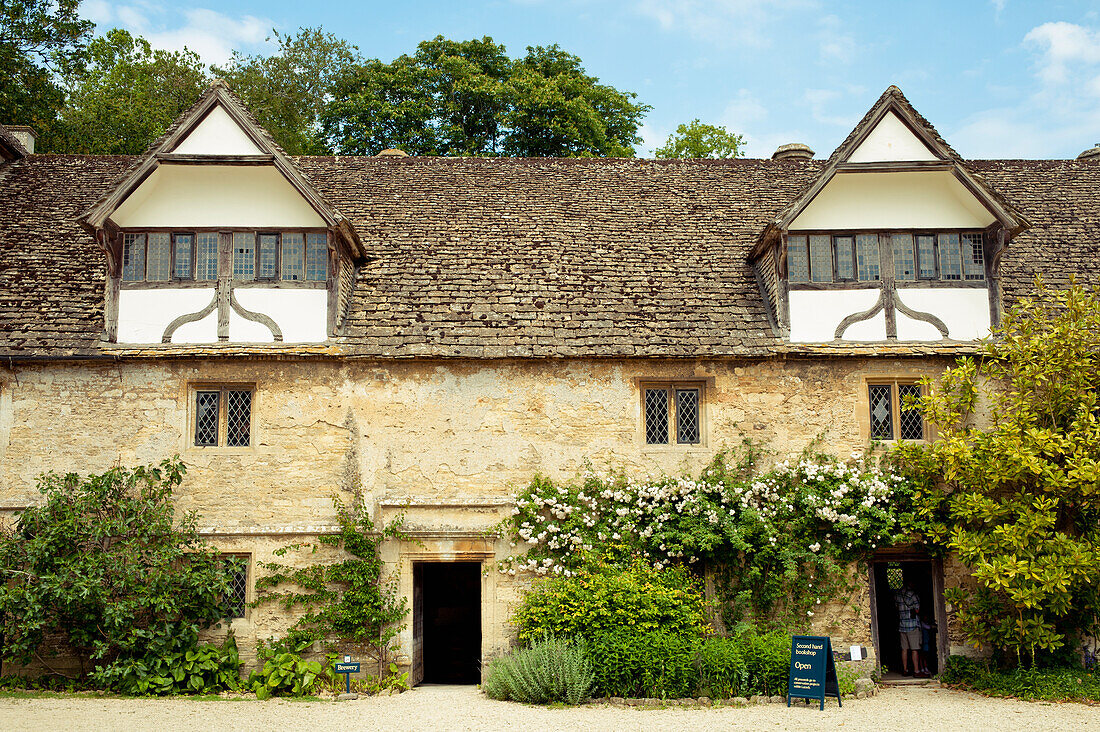 Houses Around Lacock Abbey In Lacock, Wiltshire, Uk