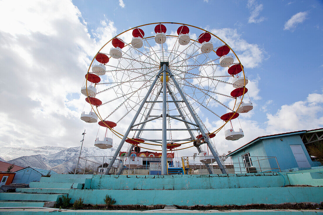 Riesenrad im Pank Resort gleich außerhalb der Stadt Rawanduz, Irakisch-Kurdistan, Irak