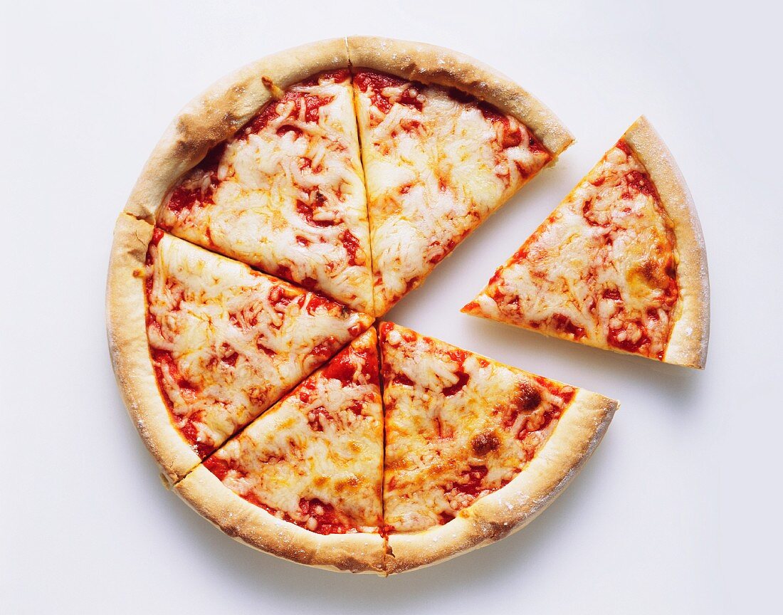 Tomaten-Käse-Pizza(Pizza Margherita),in … – Bilder kaufen – 138789 ...