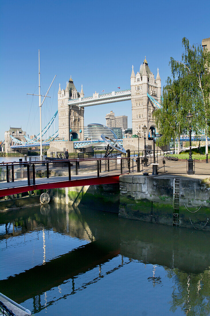 United Kingdom, View of Tower Bridge; London