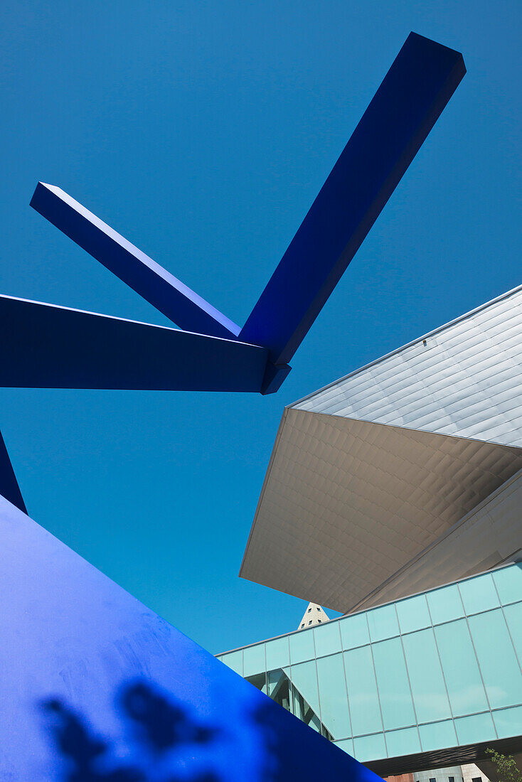 USA, Colorado, Exterior view of Denver Art Museum; Denver