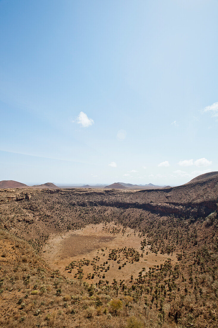 Kenya, Extinct Volcanic crater; Marsabit