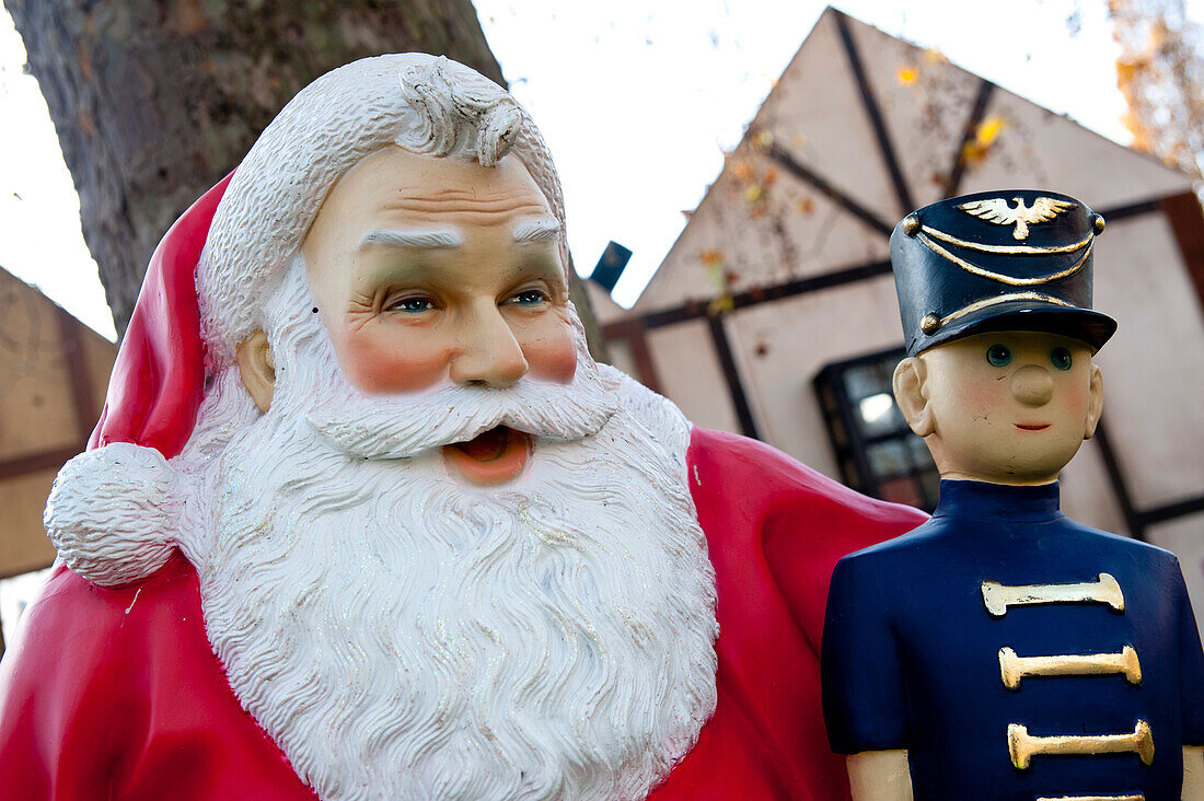 Santa Claus With Toys, Winter Wonderland, London, Uk