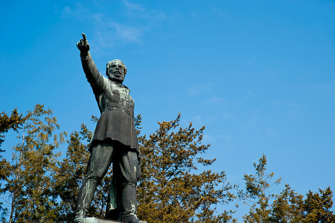 Statue von Kossuth Lajos Ter, Rechtsanwalt, Journalist, Politiker und Regent-Präsident von Ungarn im Jahr 1849, Budapest, Ungarn