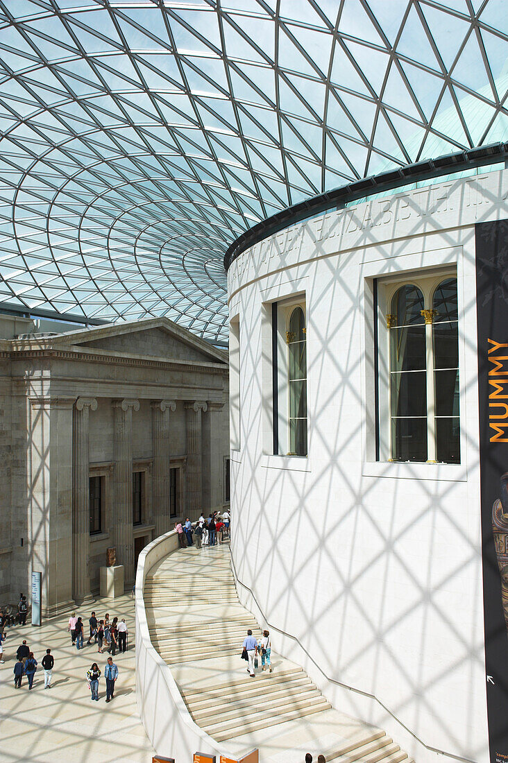 Europe, Uk, Gb, England, London, British Museum Great Hall