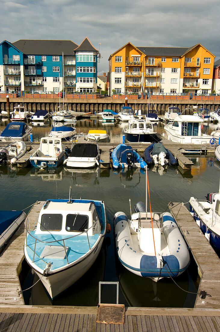 Exmouth Jachthafen, Devon, Vereinigtes Königreich