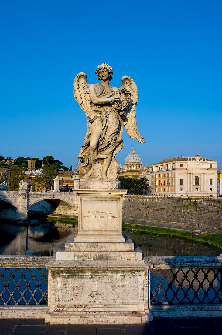 Vatikan und Fluss Tiber, Rom, Italien