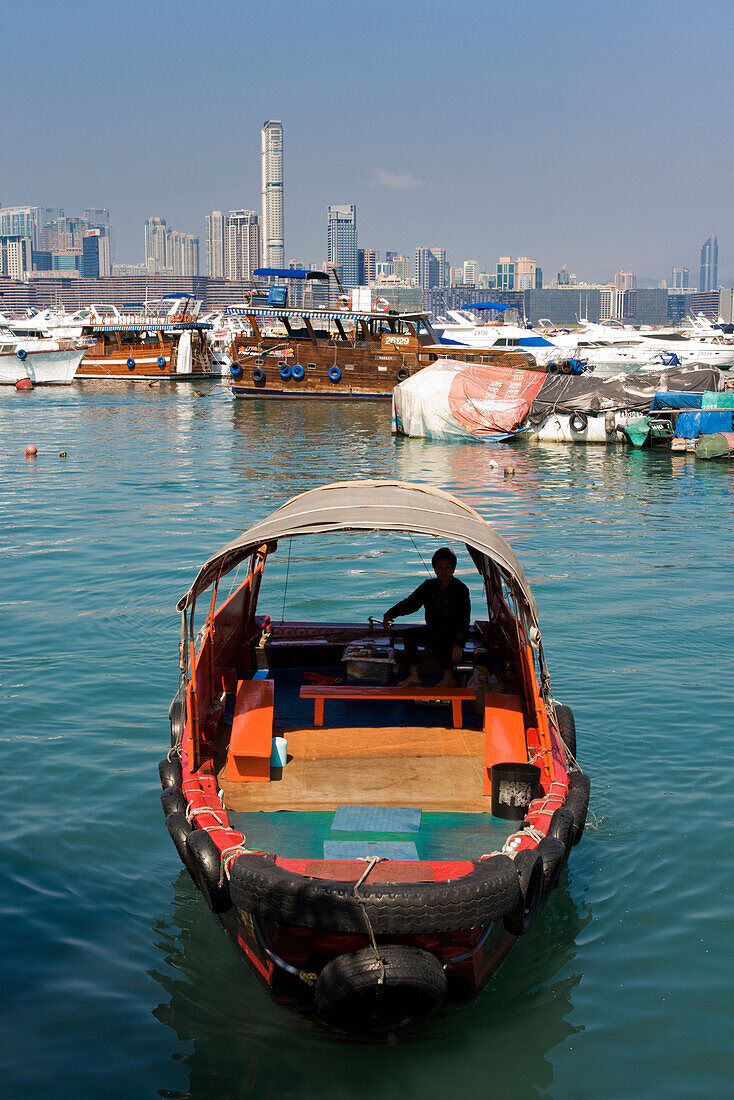 Asia, China, Hong Kong, Causeway Bay Waterfront