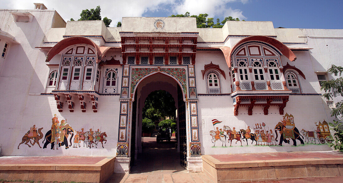 Rohet Garh Heritage Hotel in der Nähe von Jodhpur Rajasthan Indien