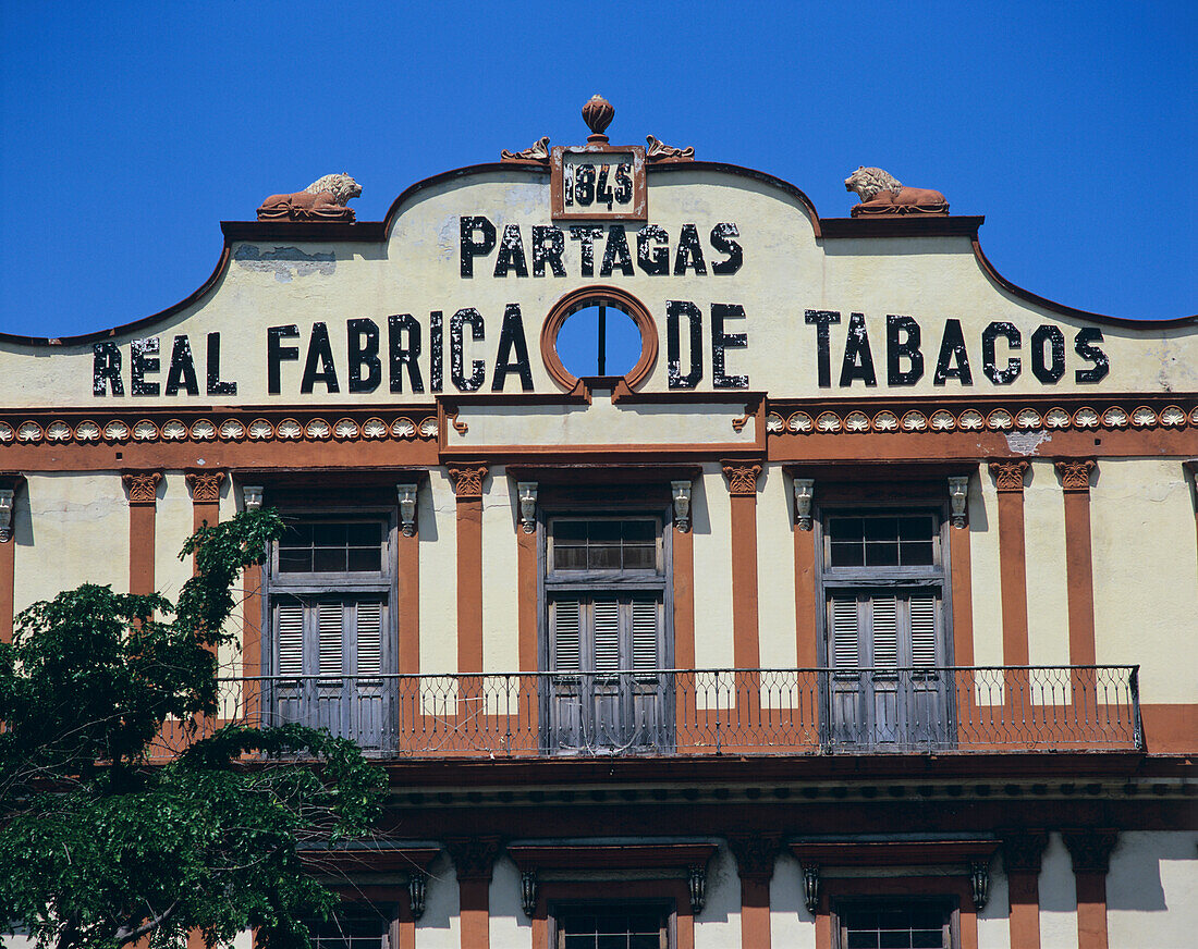 Kuba, Habana Vieja; Havanna, Capitolio, Zigarrenfabrik (Fabrica De Tabacos Partagas)