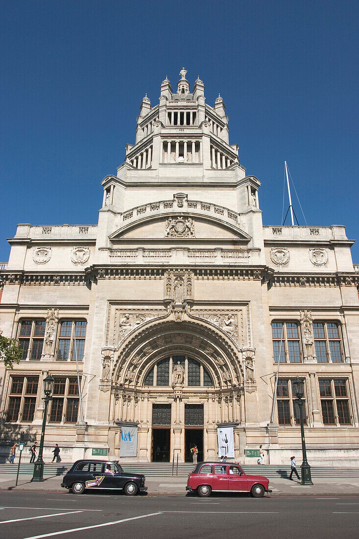 Victoria And Albert Museum (V&A) Exterior, London, Uk.