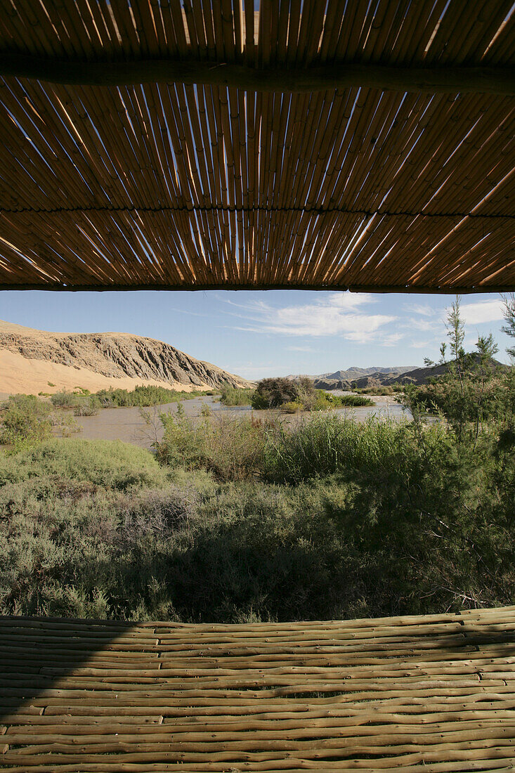 Namibia, View from Serra Cafema Lodge; Koakoland