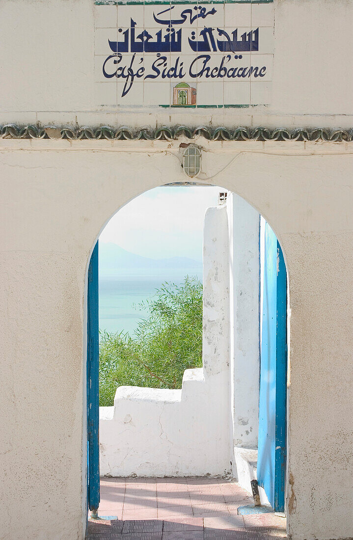 Cafe, Sidi Bou Said, Tunisia