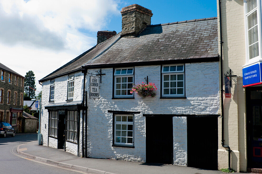 Builth Wells Cafe, Powys, Wales Uk