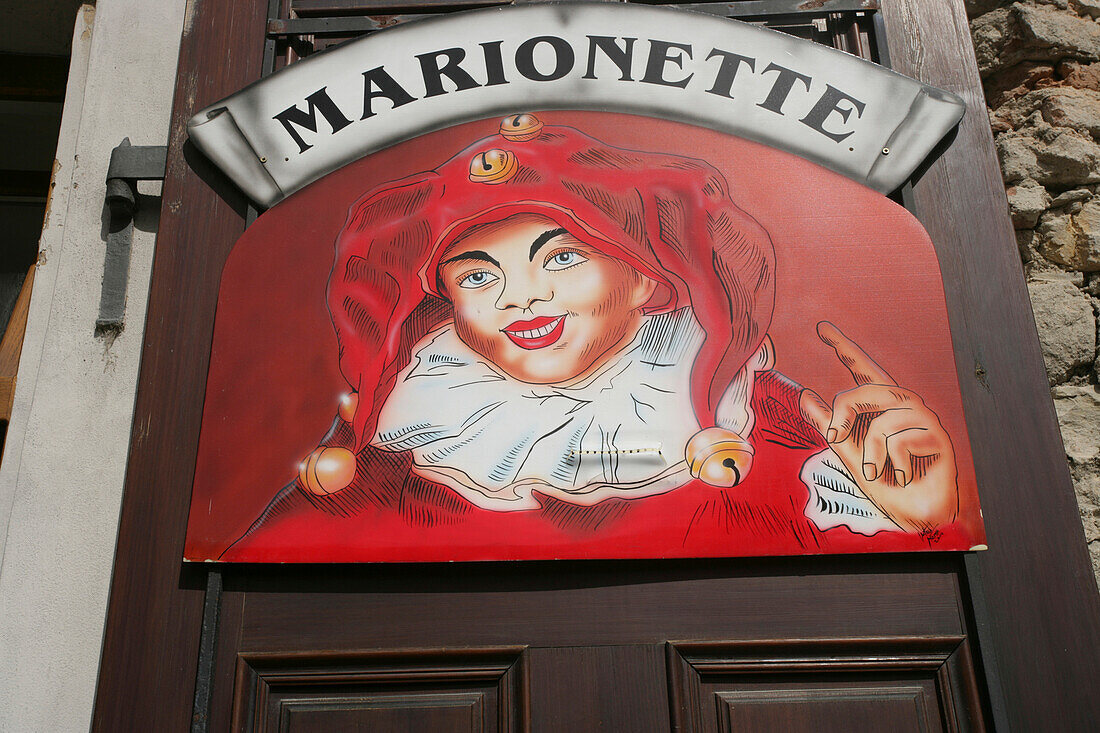 Marionettengeschäft, Prag, Tschechische Republik.