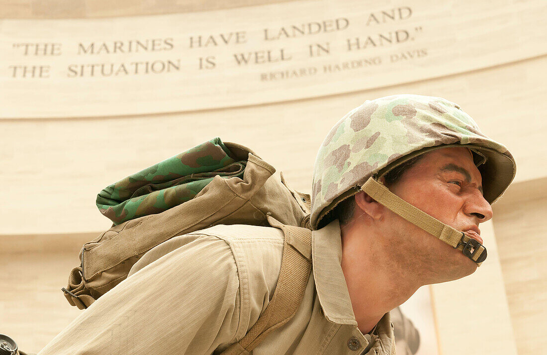 Museumsexponat im National Museum of the Marine Corps in Quantico, Virginia.