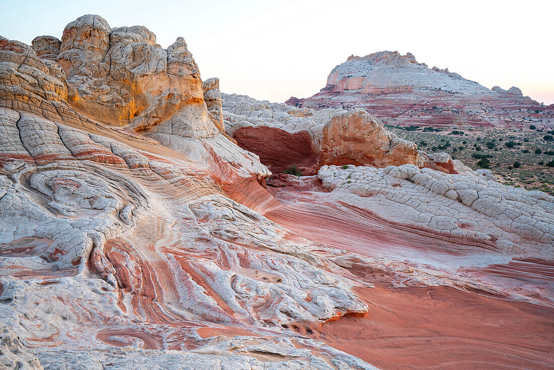 Sandstone formations in White Pocket.