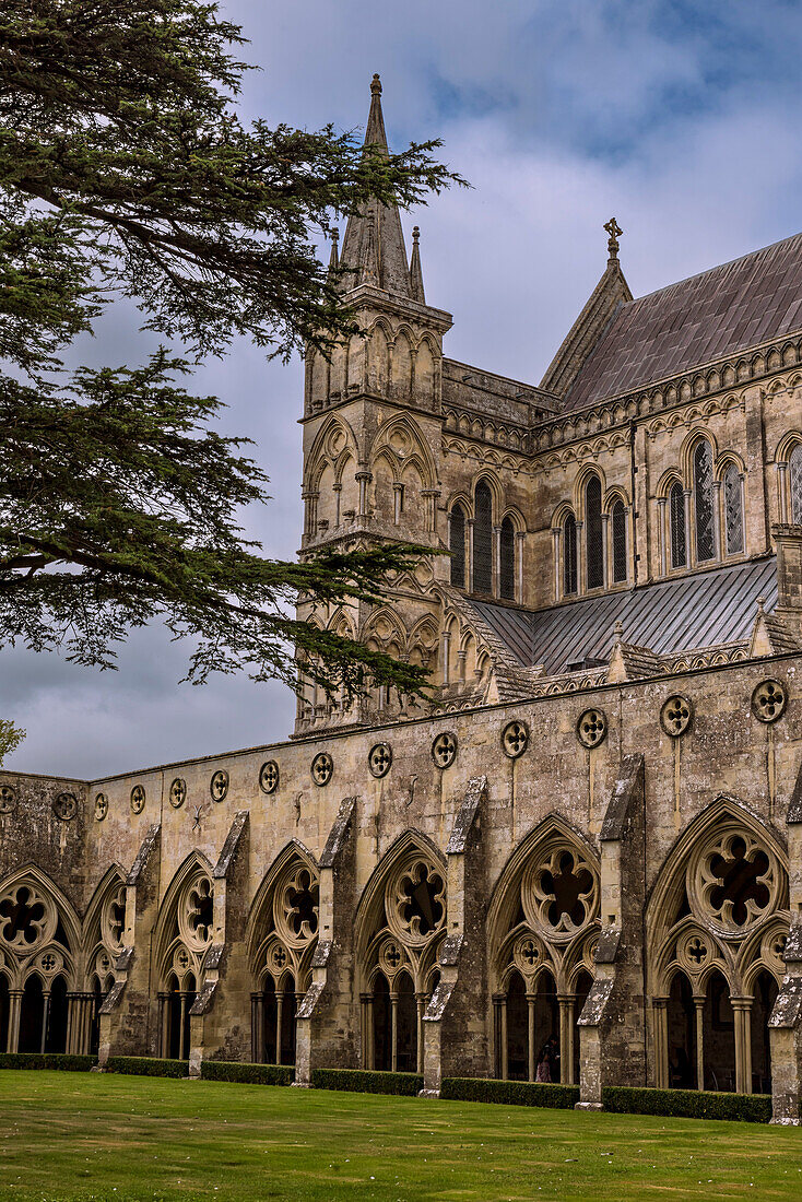 13. Jahrhundert, Salisbury Cathedral; Salisbury, Wiltshire, England, Vereinigtes Königreich