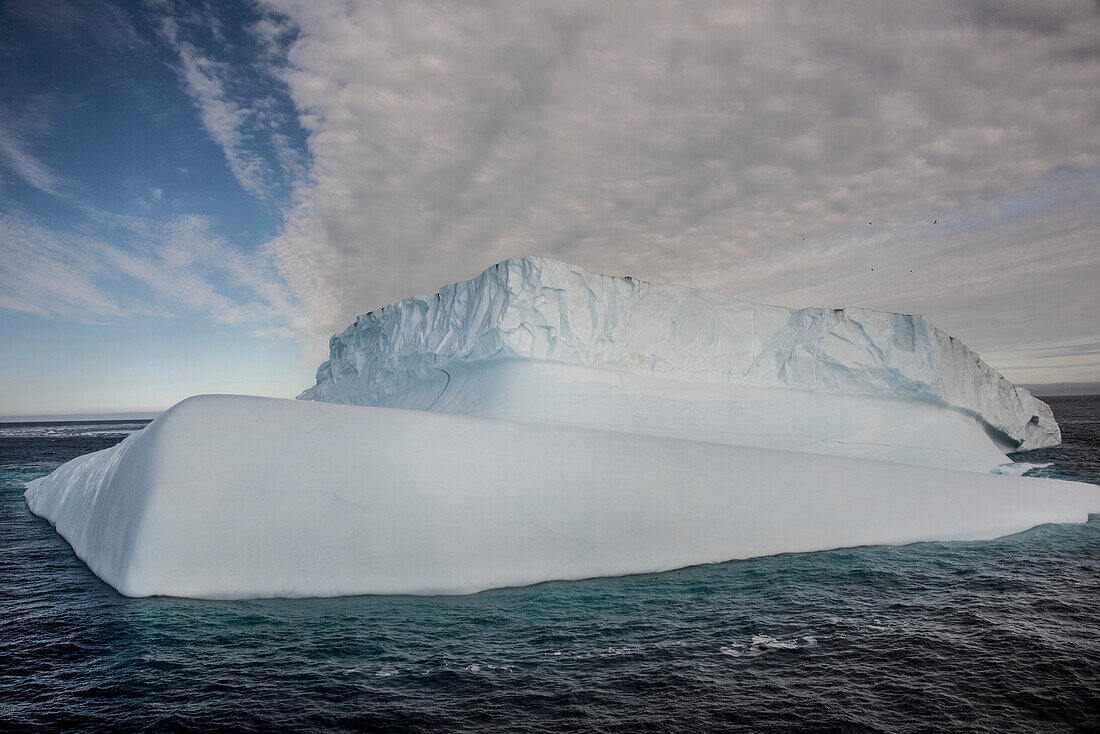 Iceberg floating on the Danish Straits, just off the coast of Greenland; Greenland