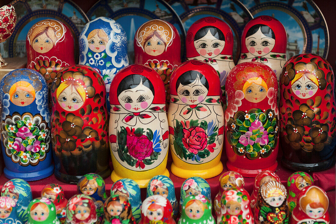 Matroschka-Puppen; St. Petersburg Russland