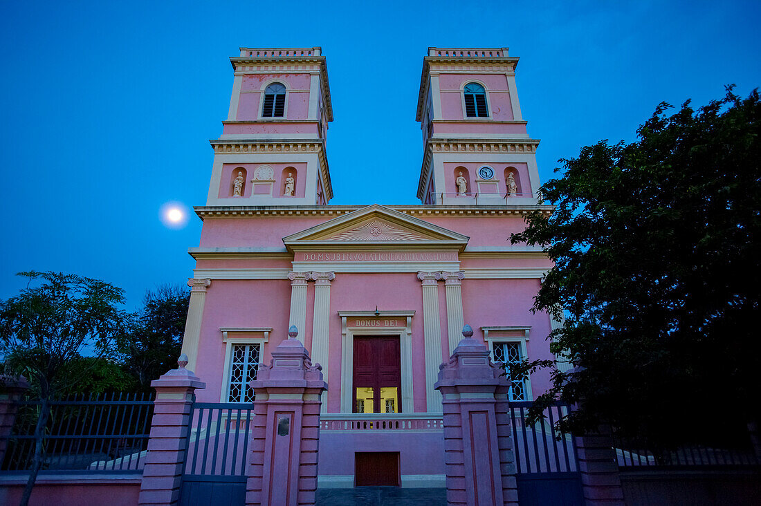 Catholic church of Notre Dame Des Anges in Pondicherry; Pondicherry, Tamil Nadu, India