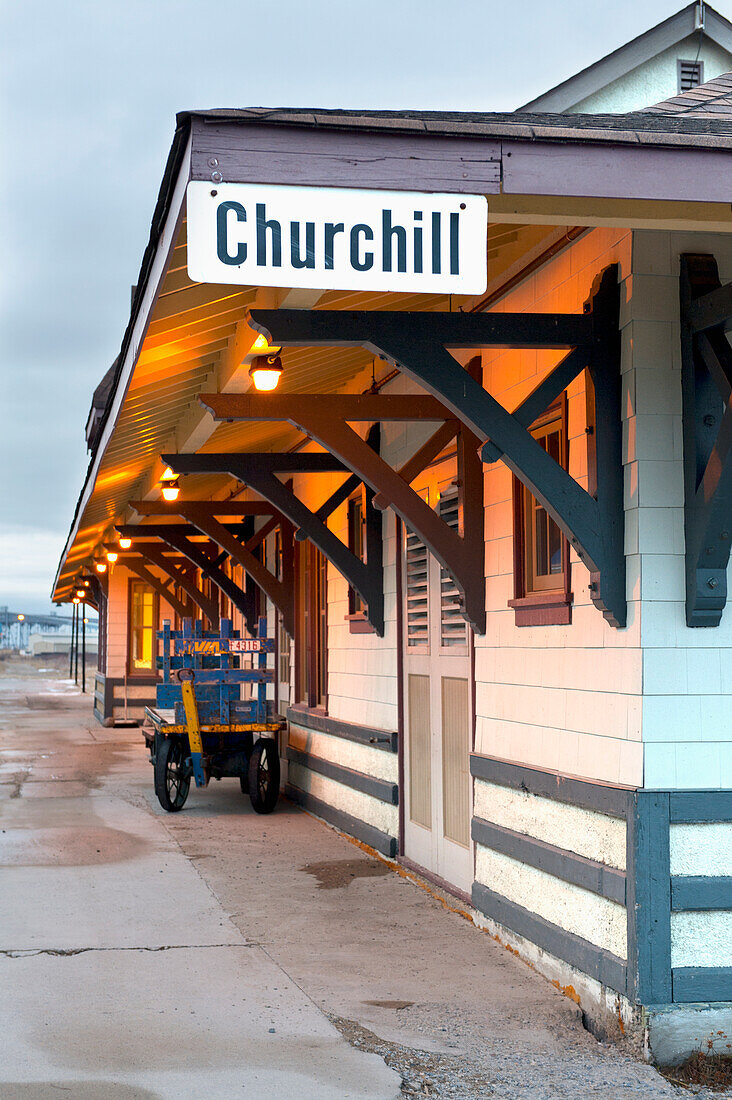 A Train Station; Churchill Manitoba Canada