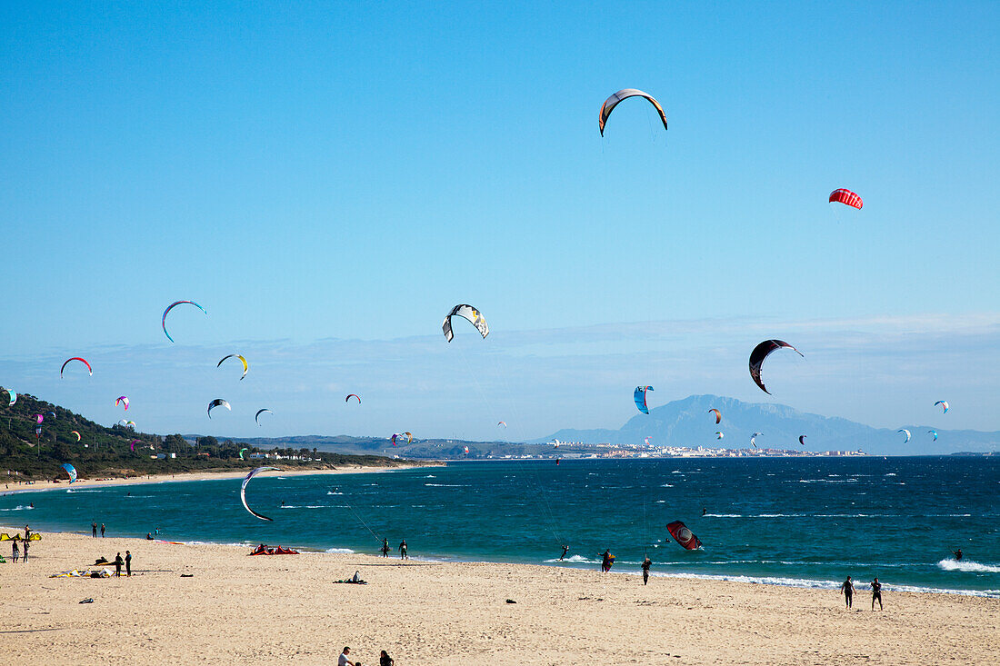 Kitesurfen; Paloma Andalusien Spanien