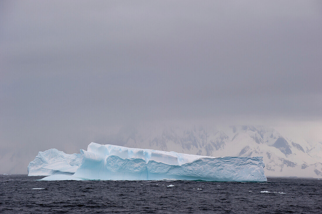 An Iceberg In The Water Off The Coast; Antarctica
