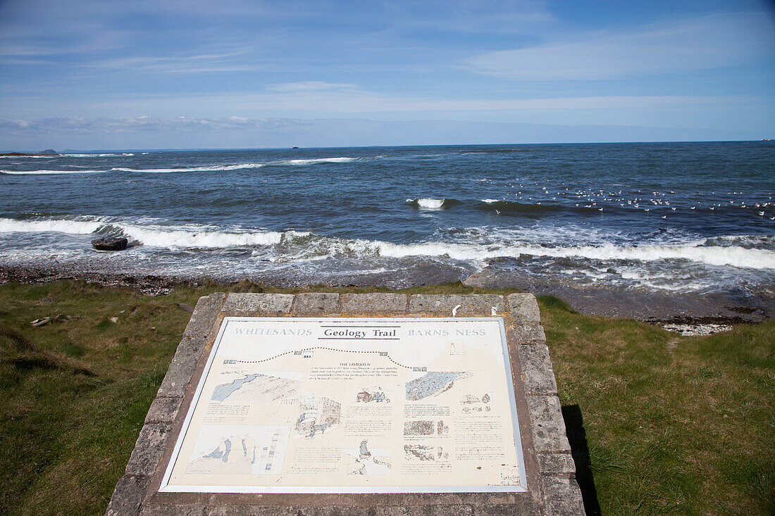 A Trail Map Along The Water's Edge; Scottish Borders Scotland