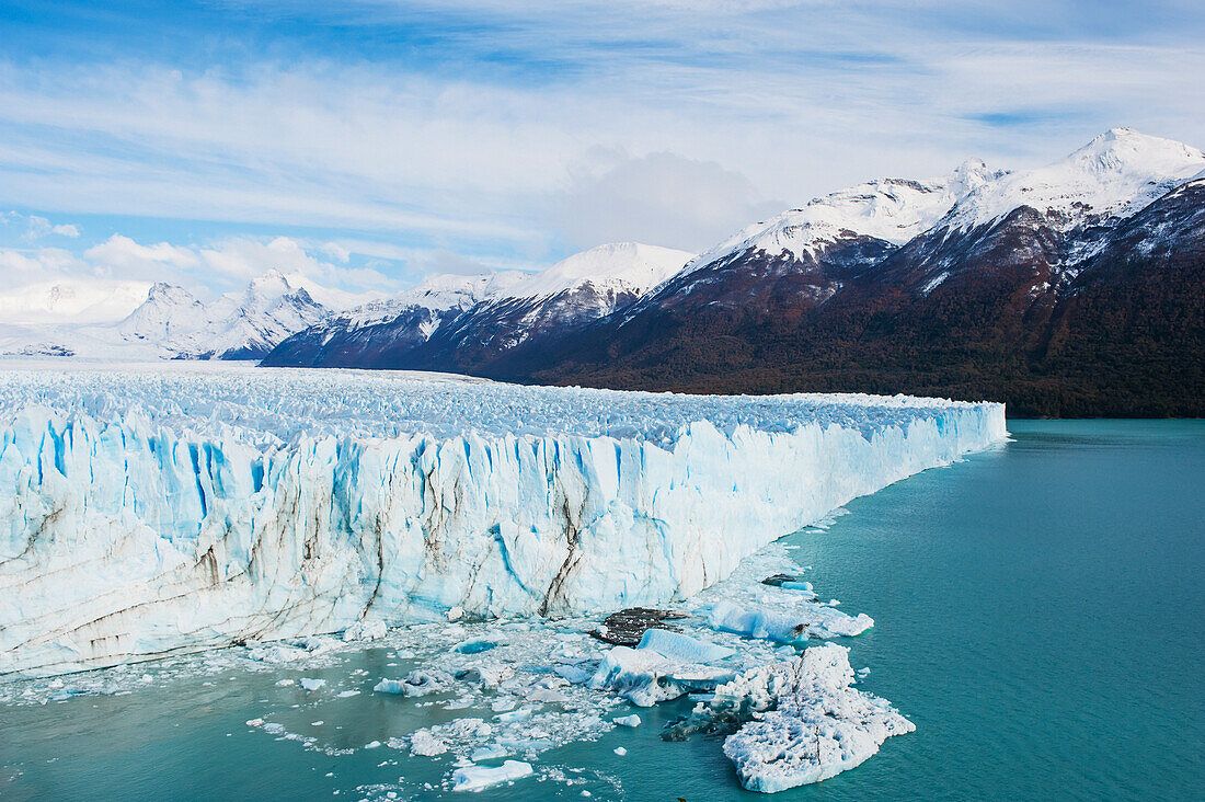 Perito Moreno Glacier In Autumn; Patagonia Argentina