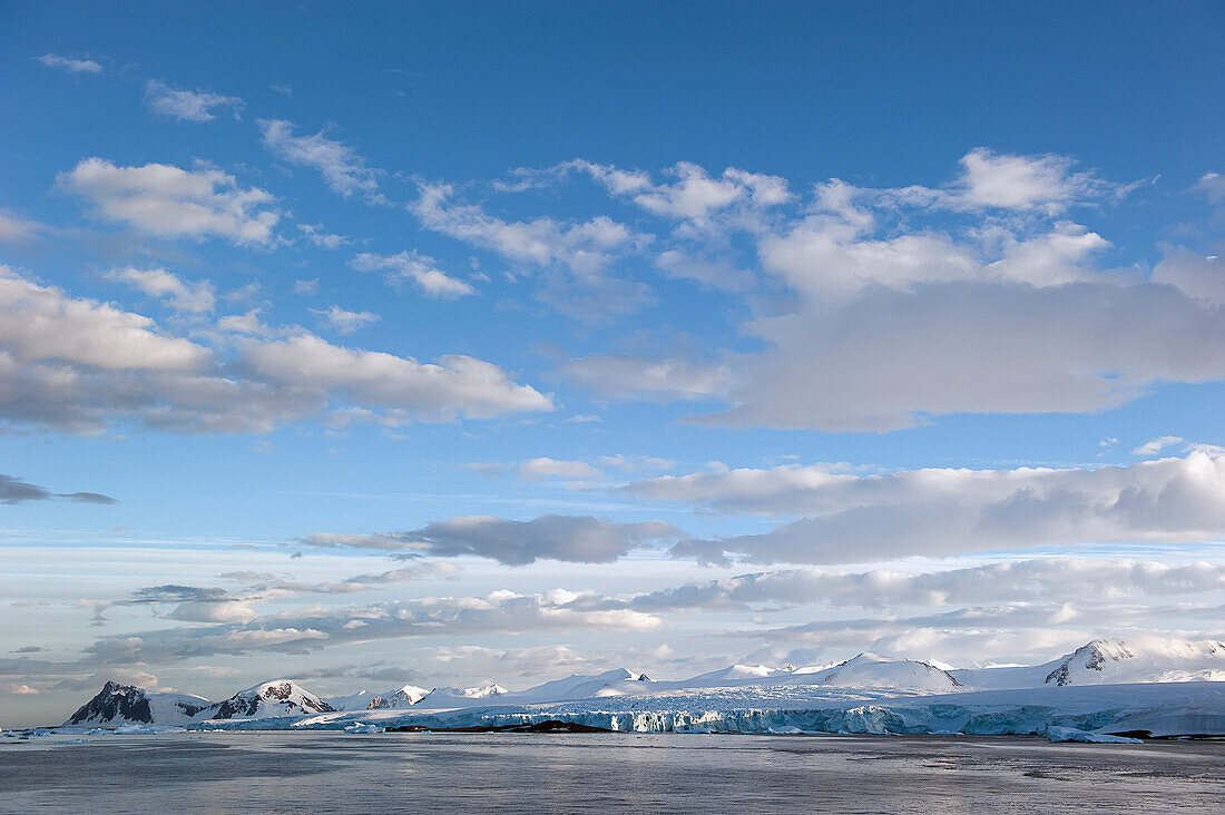 Glaciers Along The Coastline; Antarctica