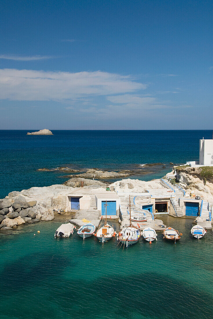 Greece, Cyclades, Island of Milos, village of Mandrakia.