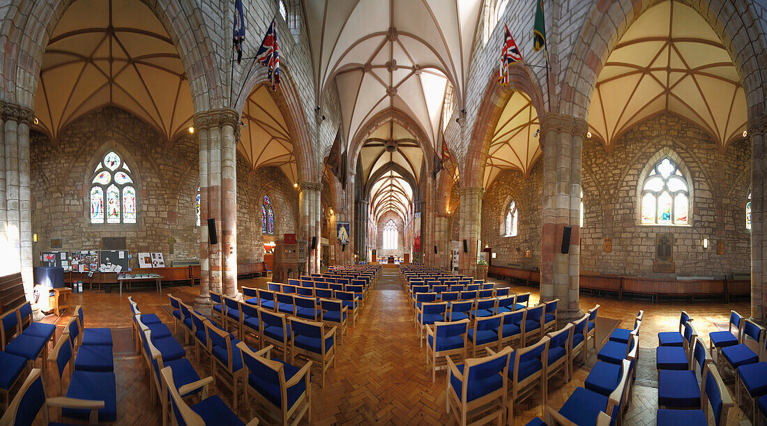 Innenraum einer Kirche; Haddington Lothian Schottland