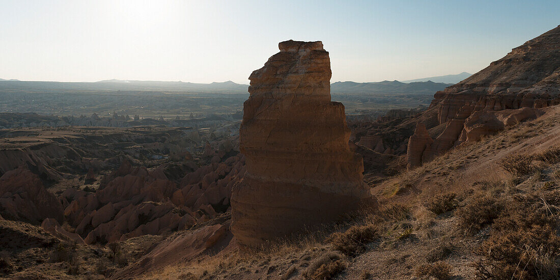 Rock Formation On A Rugged Landscape; Aktepe Nevsehir Turkey