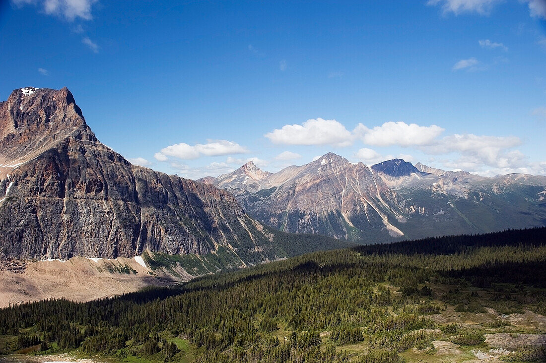 Landscape Of The Rocky Mountains; Alberta Canada