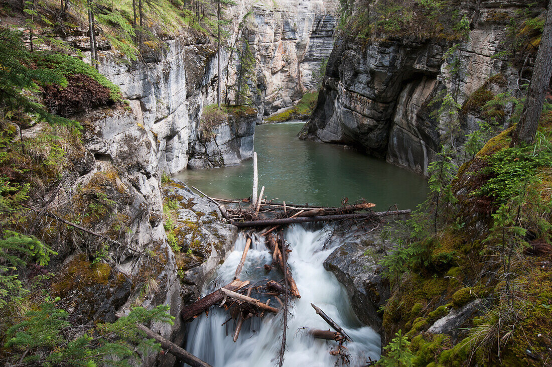 Maligne-Schlucht; Alberta Kanada