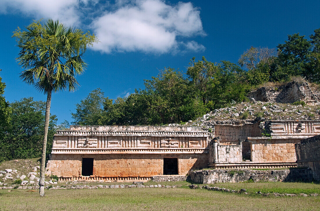 Mexico,Yucatan, Labna, El Paclacio (the Palace)