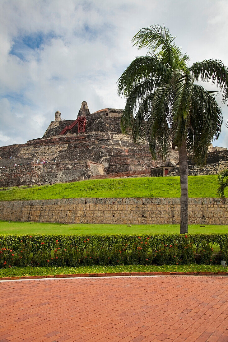 Castillo San Felipe De Barajas; Cartagena Kolumbien