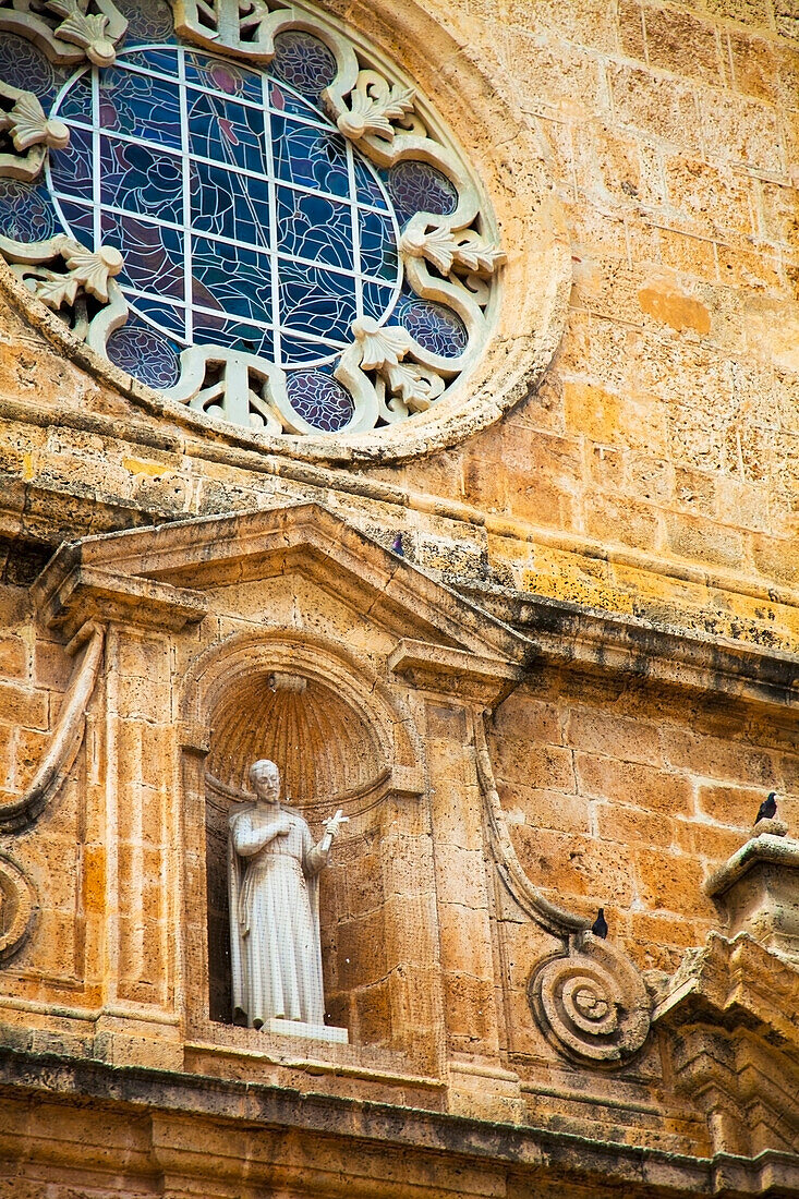 Detail Of Iglesia De San Pedro Claver; Cartagena Colombia