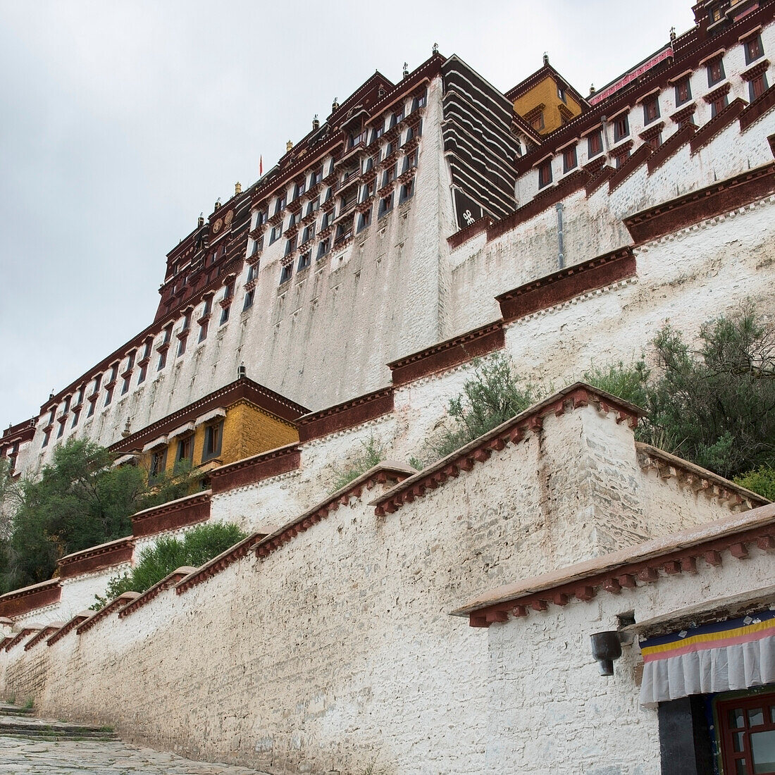 China, Xizang, Lhasa, Potala Palace, Detail