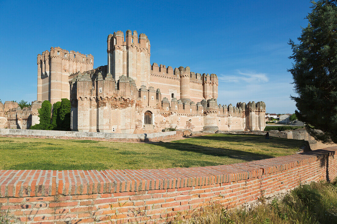 Coca Castle; Coca Segovia Province Spain