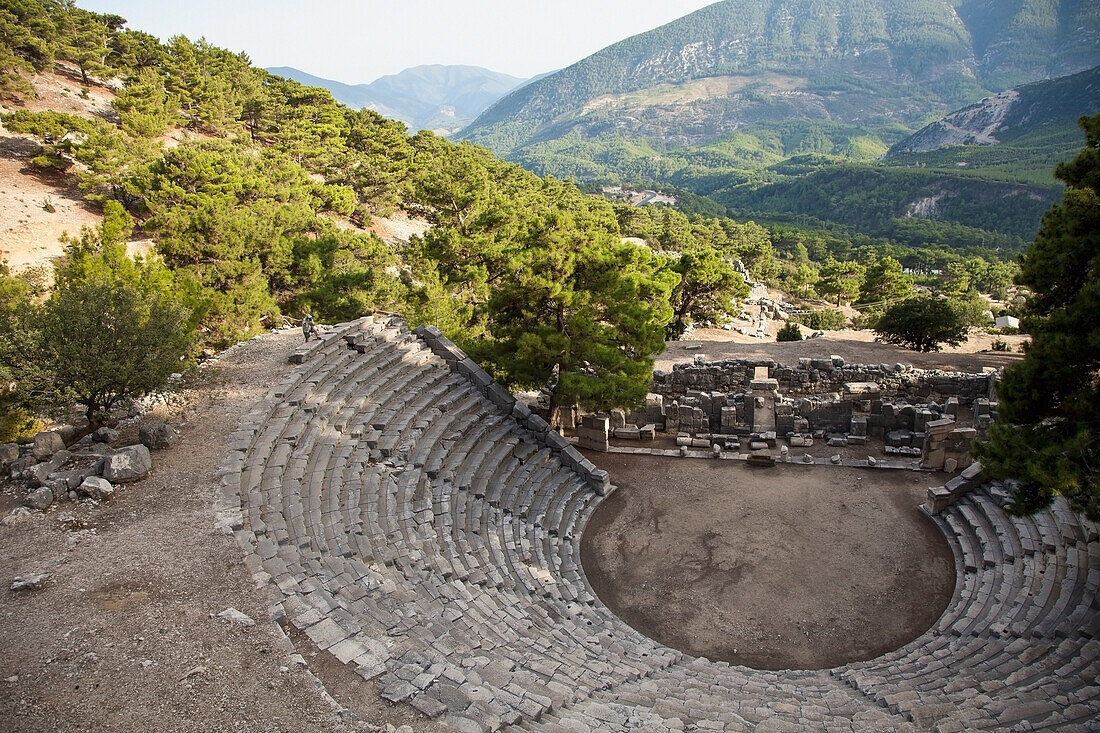 Turkey, Ancient Greek amphitheatre; Arycanda