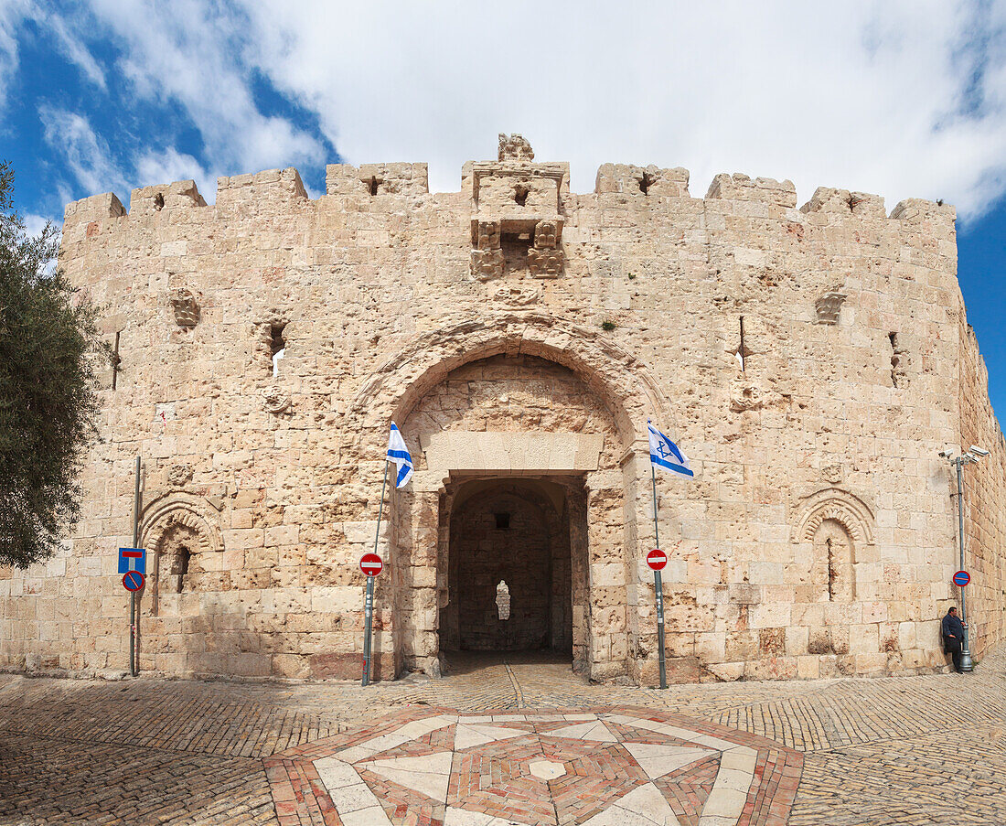 Israel, Old building at Mount Zion; Jerusalem