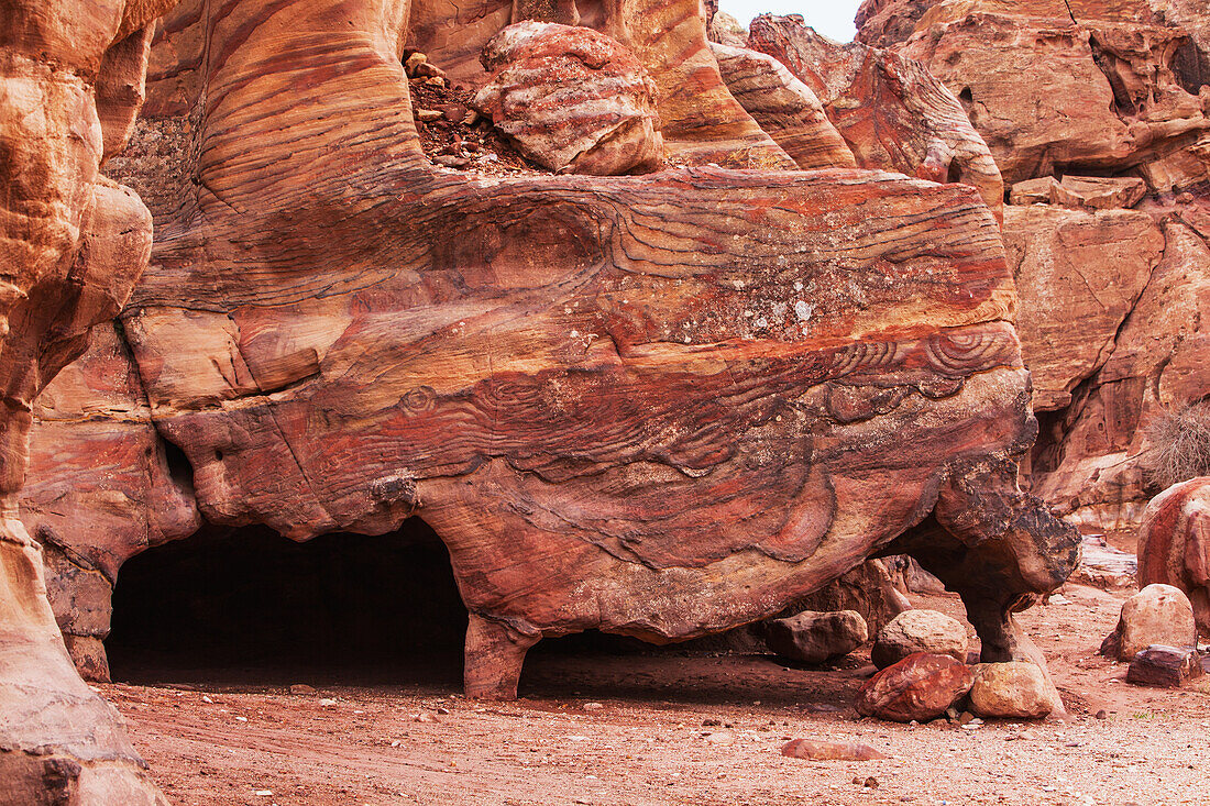 Jordan, Rock formations; Petra
