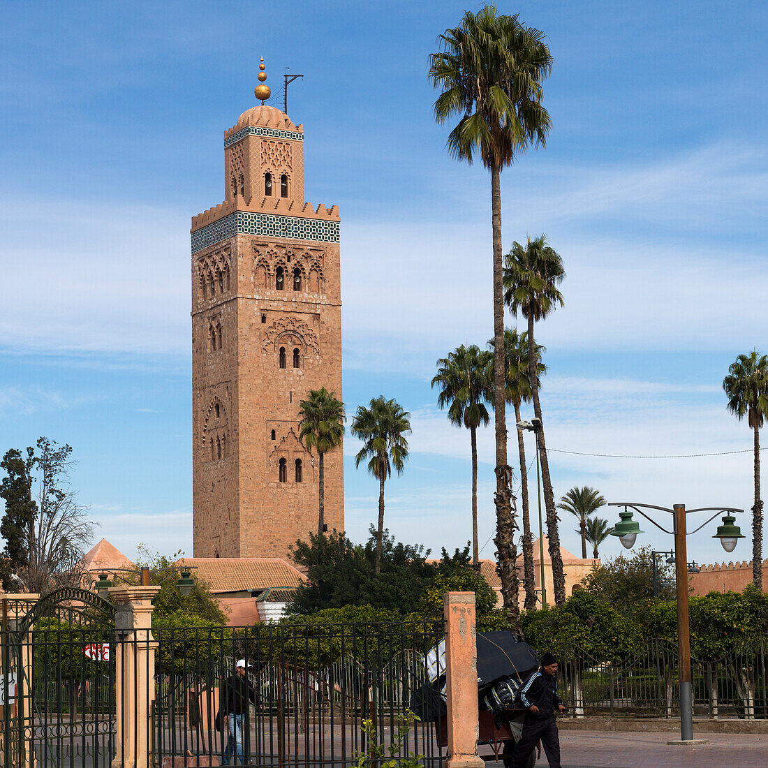 Koutoubia Moschee; Marrakesch, Marrakech-Tensift-El Haouz, Marokko