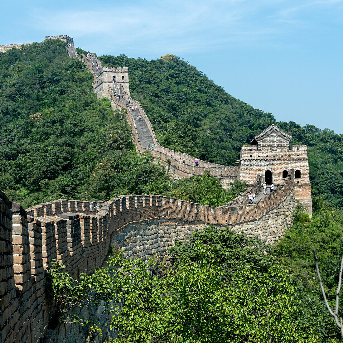 Die Große Mauer von China; Peking, China