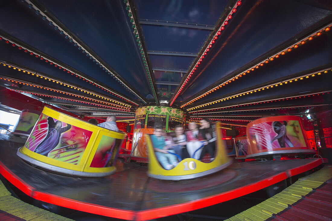 Amusement Park Ride; South Shields, Tyne And Wear, England