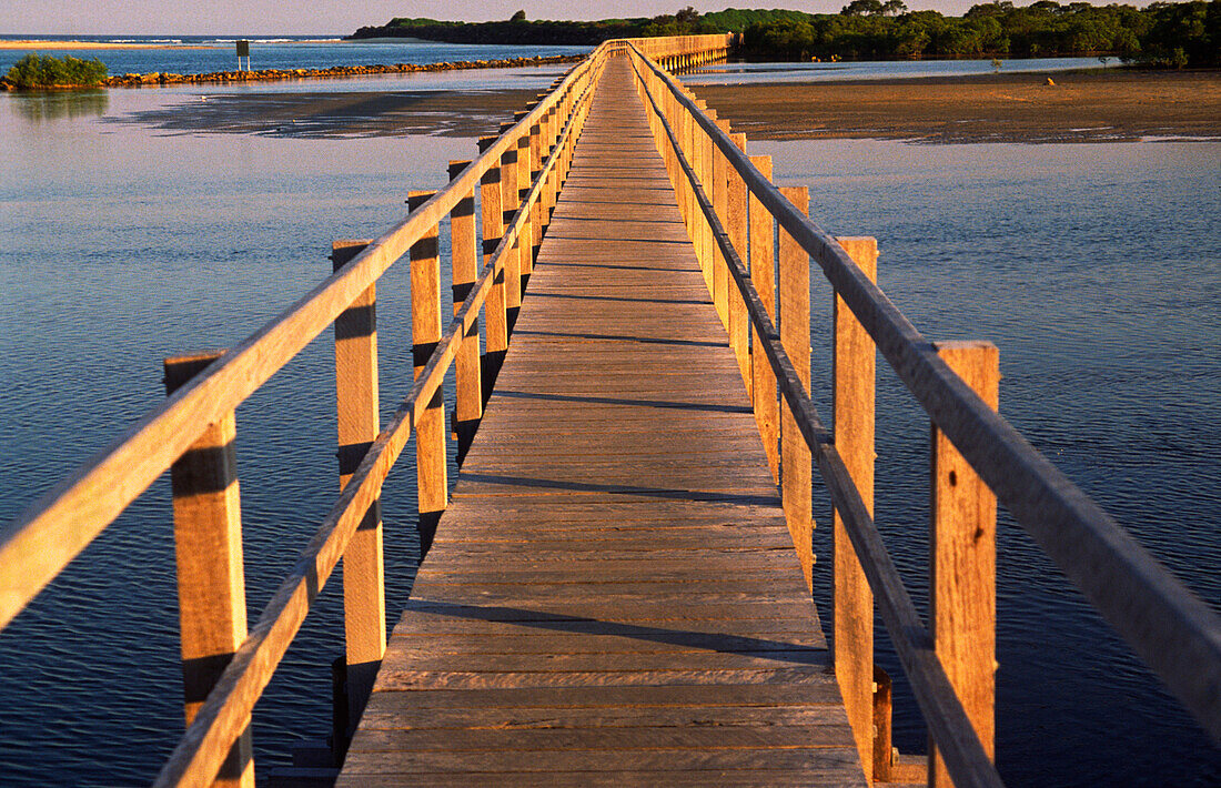 Uferpromenade, Urunga Heads, Urunga, Australien