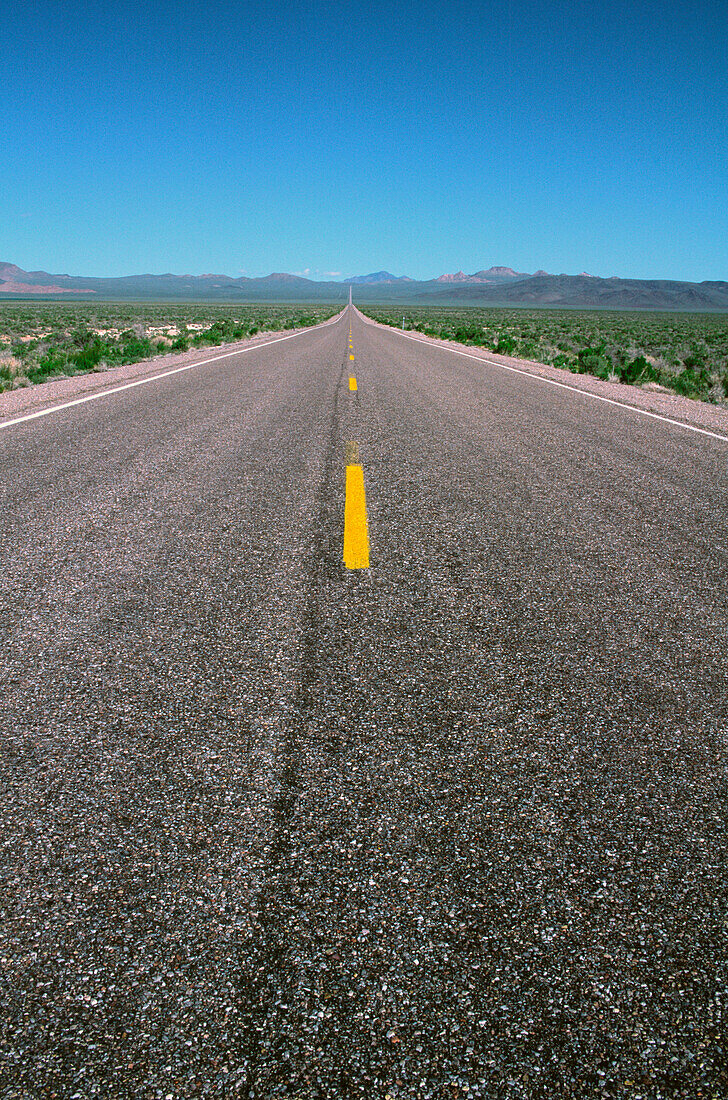 Landstraße, Nevada, USA