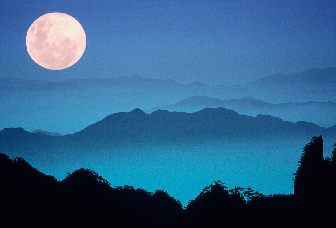 Full Moon, Australian Alps, Australia